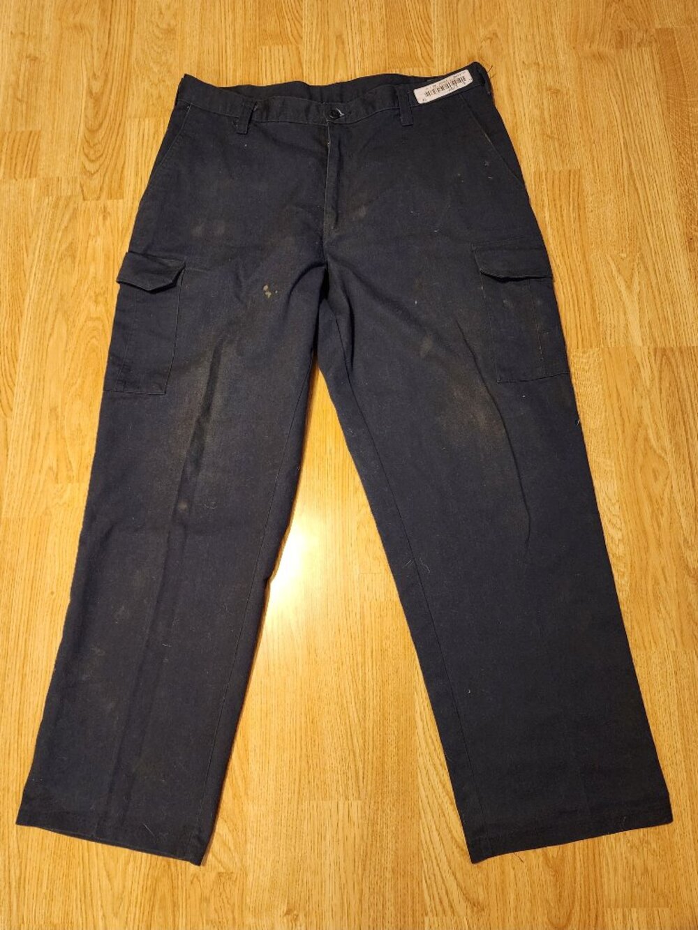 Cintas Comfort Flex Work Mechanic Blue Pants Size 34 x 28